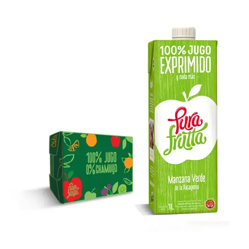 Jugo PuraFrutta Manzana Verde x1 L