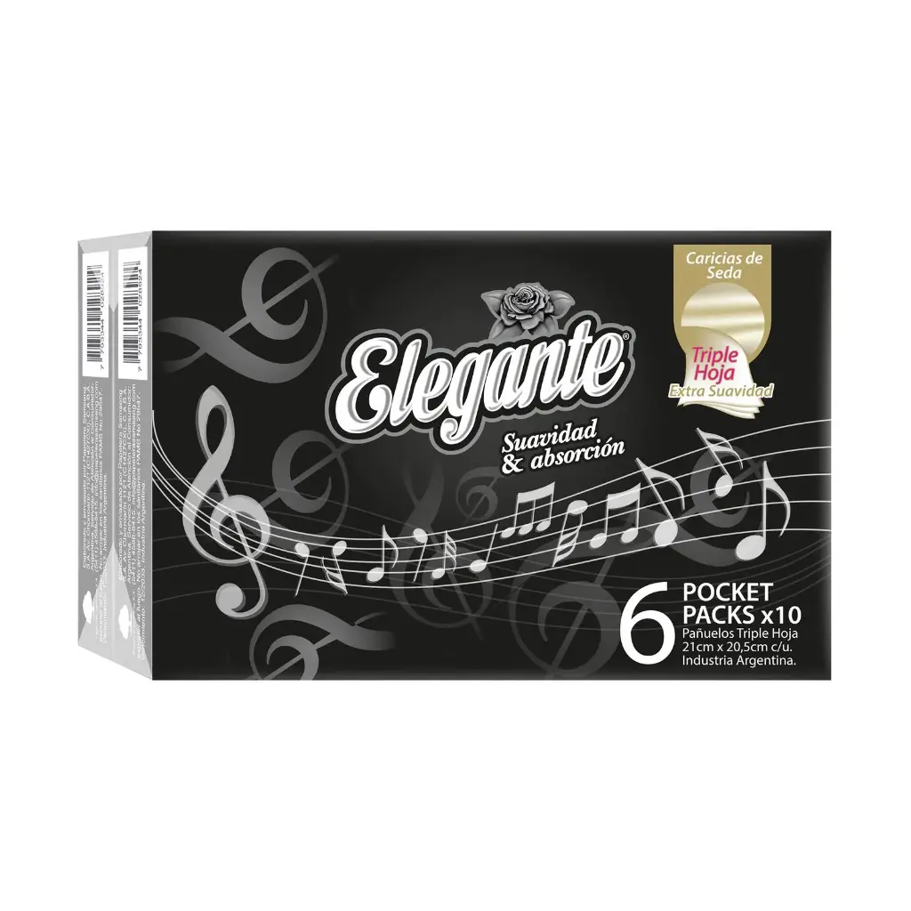 Pañuelos Elegante 6x10 T/H
