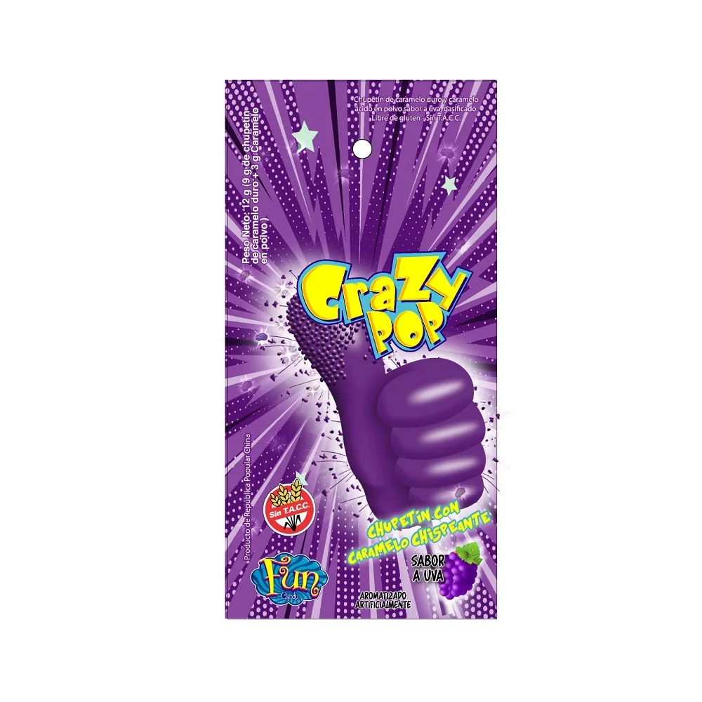 [100069] Chupetin Crazy Pop Tira Uva