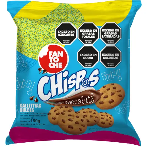 Galletitas Fantoche Chispas de Chocolate x150g