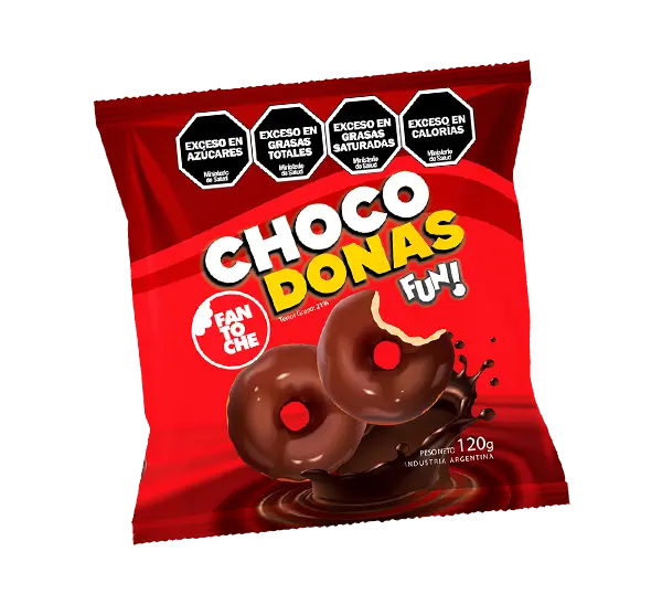 Galletitas Fantoche Chocodonas x120g (x15)