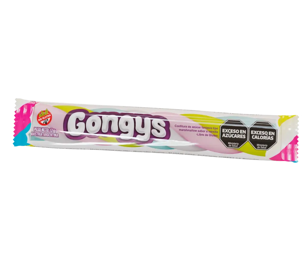 Gongys Malvaviscos Stick Vainilla x12g (8x18)