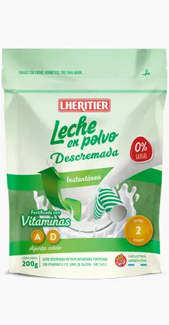 Leche Descremada en Polvo Lheritier D/P x200g