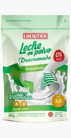 [100149] Leche Descremada en Polvo Lheritier D/P x350g