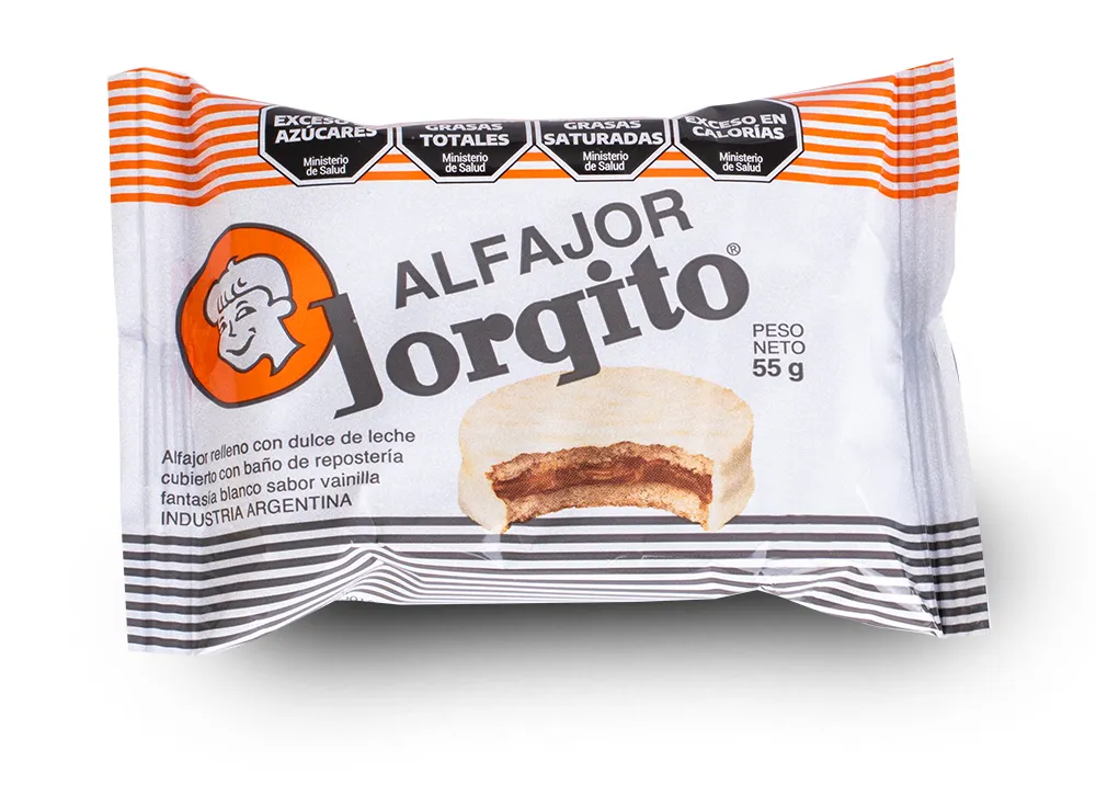 [100163] Alfajor Jorgito Chocolate Blanco x55g