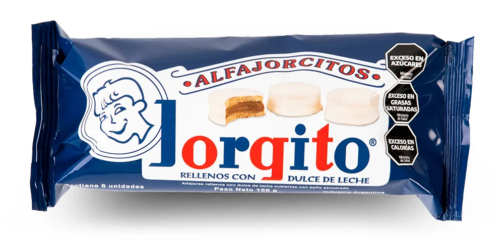 Mini Alfajores Jorgito Glaseado x6u