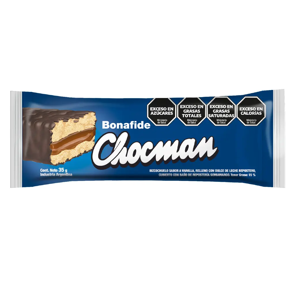 [100170] Chocman Baño Semiamargo x35g