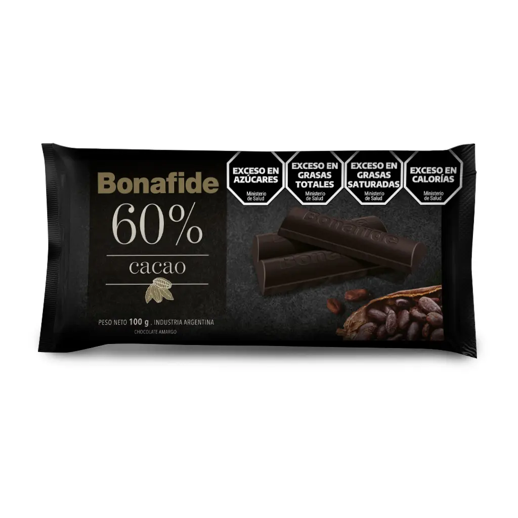 [100174] Chocolate Bonafide 60% Cacao x100g