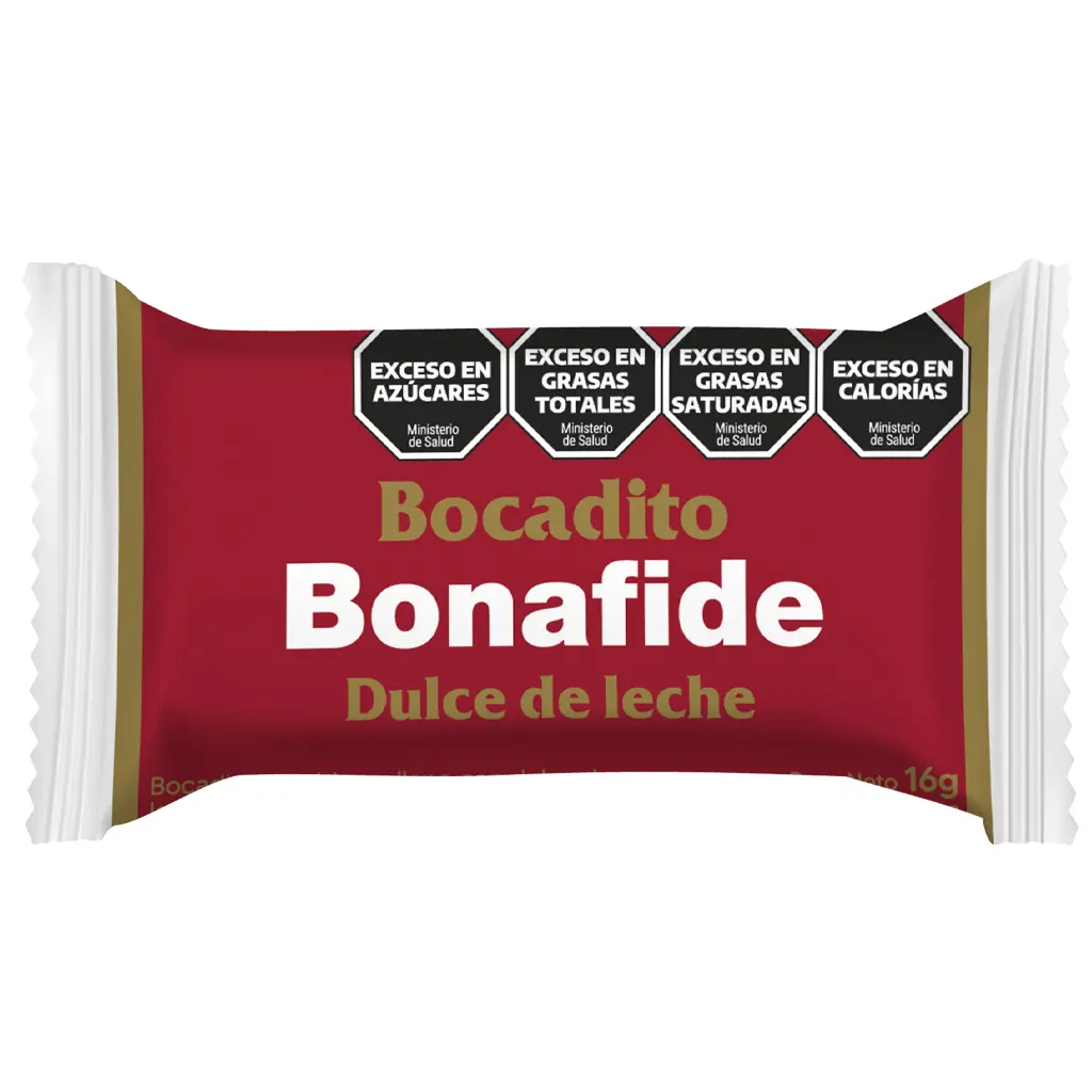 Bocadito Bonafide Dulce de Leche x16g