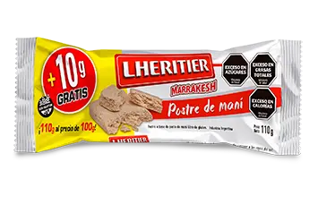 Postre de Maní Lheritier Marrakesh x110g