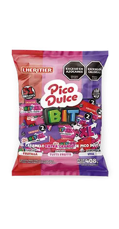 [100200] Caramelo Masticable Pico Dulce BIT Surtidos x408g