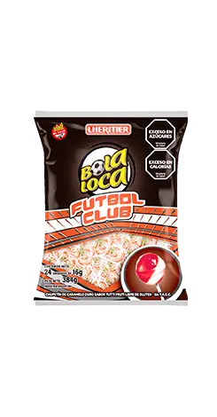 Chupetin Bola Loca Futbol Club River 24x16g (x12)