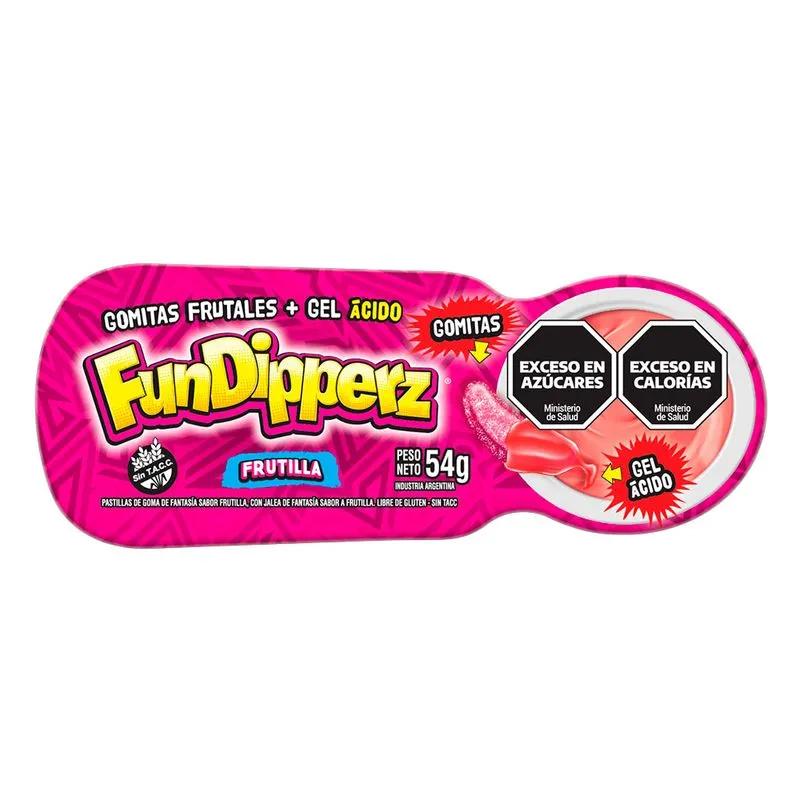 Gomitas Frutales Fun Dipperz x54g