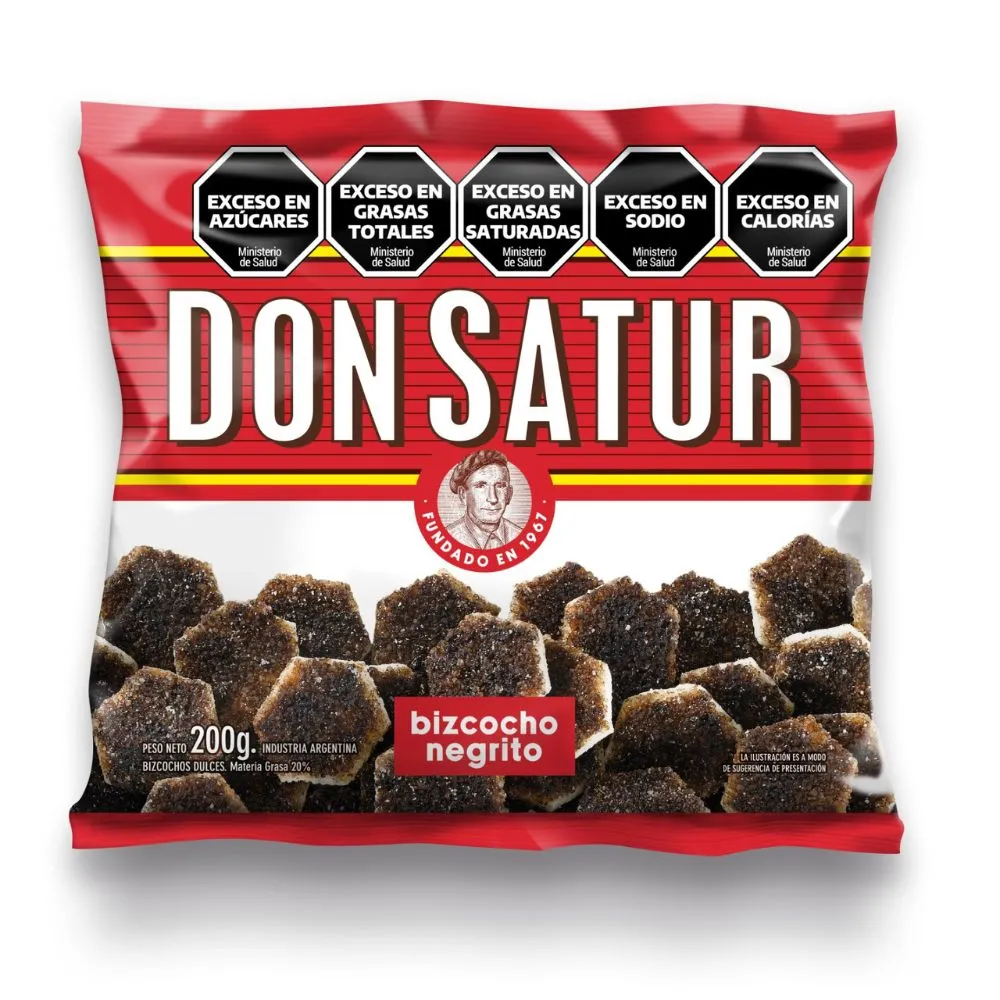 [100241] Bizcochitos Negritos Don Satur x200g