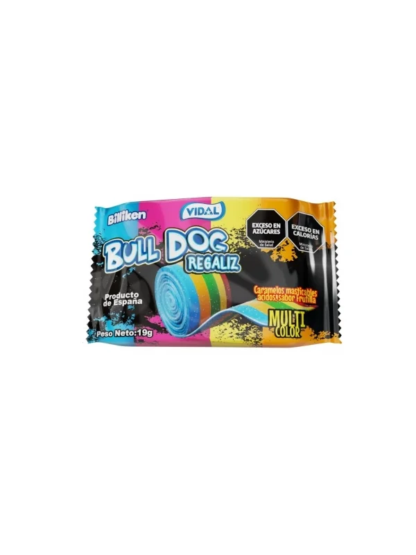 [100247] Regaliz Bulldog Roll Multicolor x29g