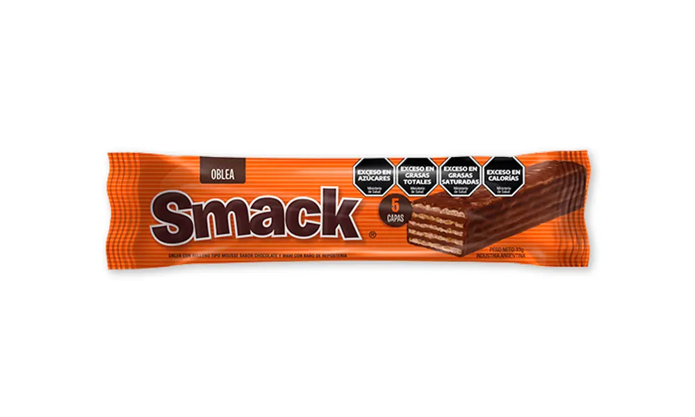 Oblea Nevares Smack Chocolate y Maní x33g