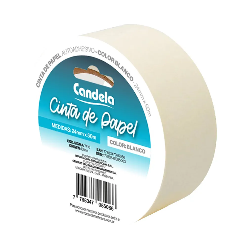 [100283] Cinta de Papel Candela 24mm x 50m
