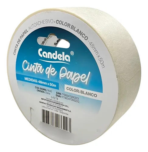 [100284] Cinta de Papel Candela 48mm x 50m