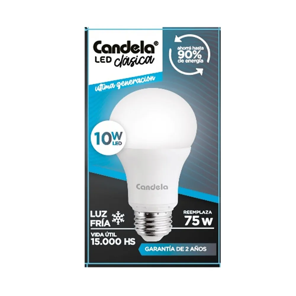 Lampara Led Candela 10W Fría