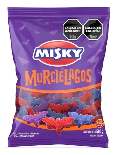 Goma Misky Murciélagos x500g