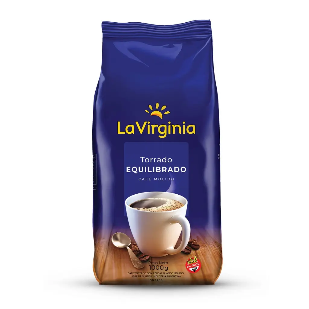 Café Molido La Virginia Torrado Equilibrado x1kg