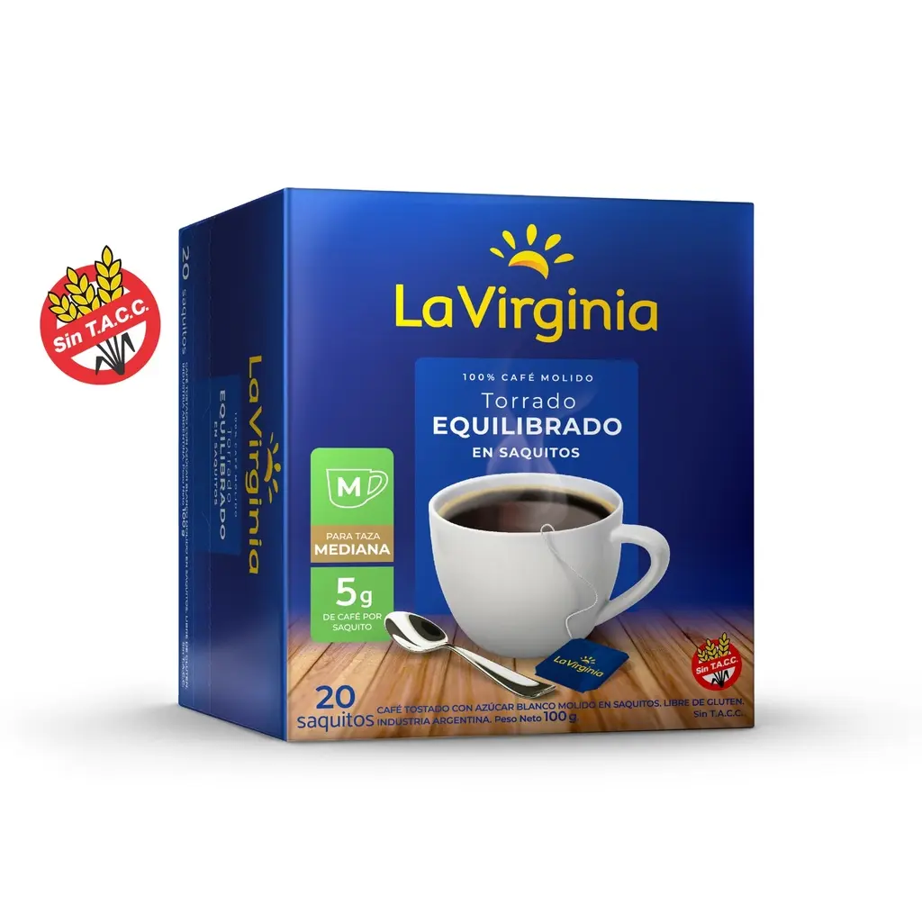 [100313] Café La Virginia En Saquitos 20x5g
