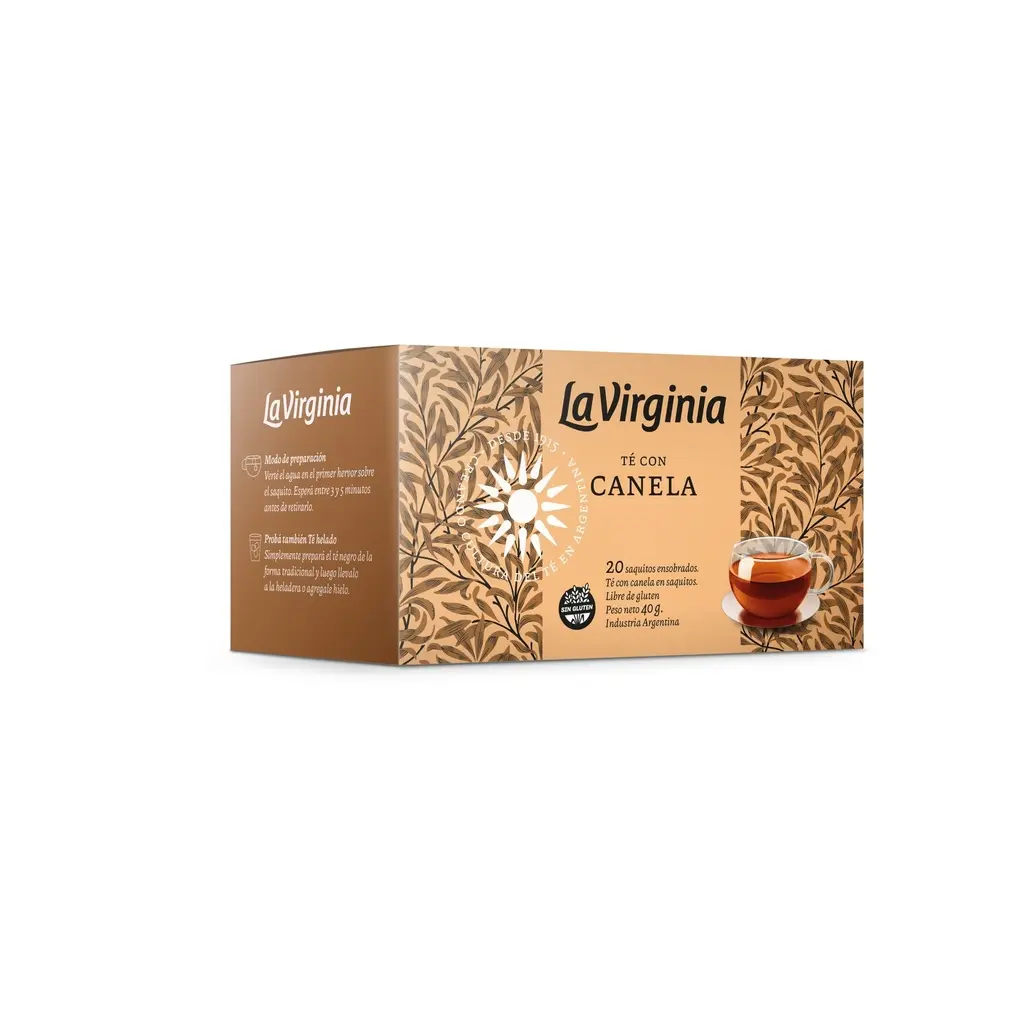 Té Saborizado Canela La Virginia x20u