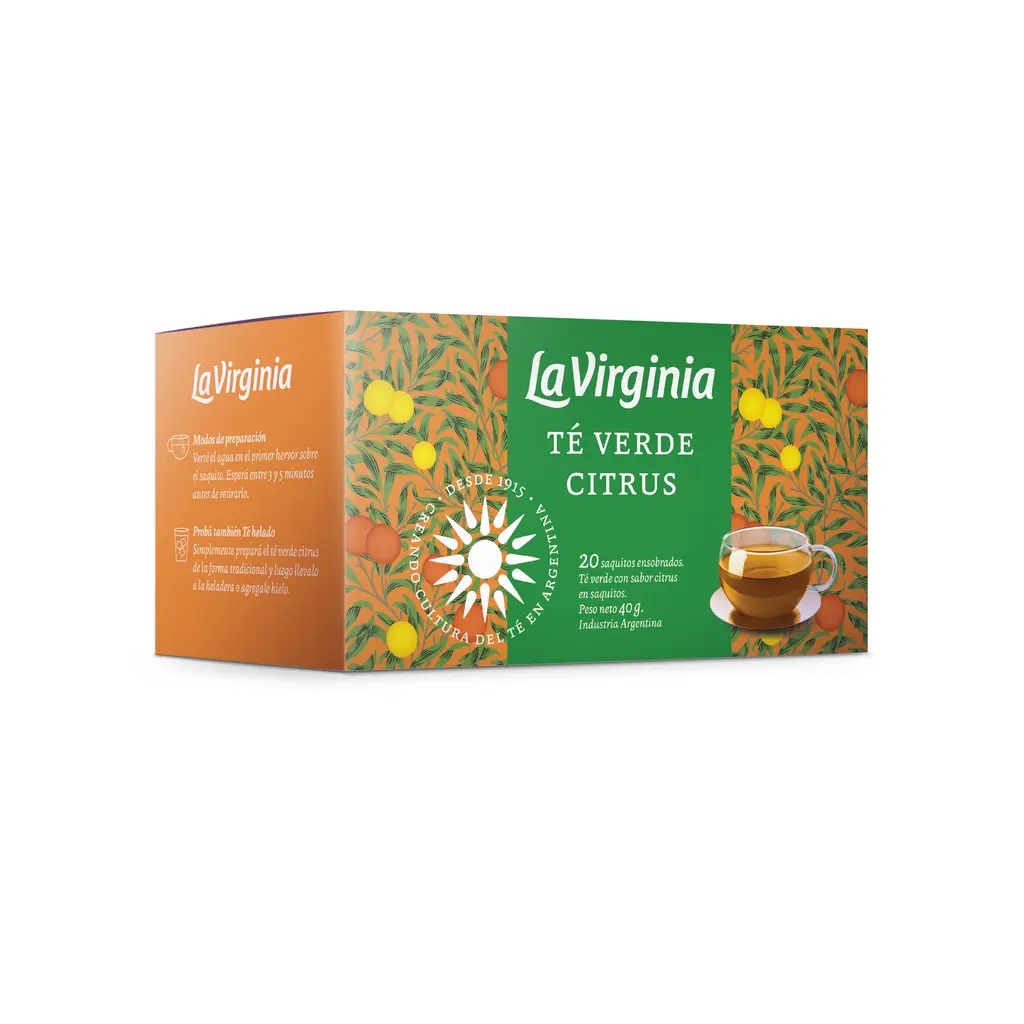 [100320] Té Verde Citrus La Virginia x20u