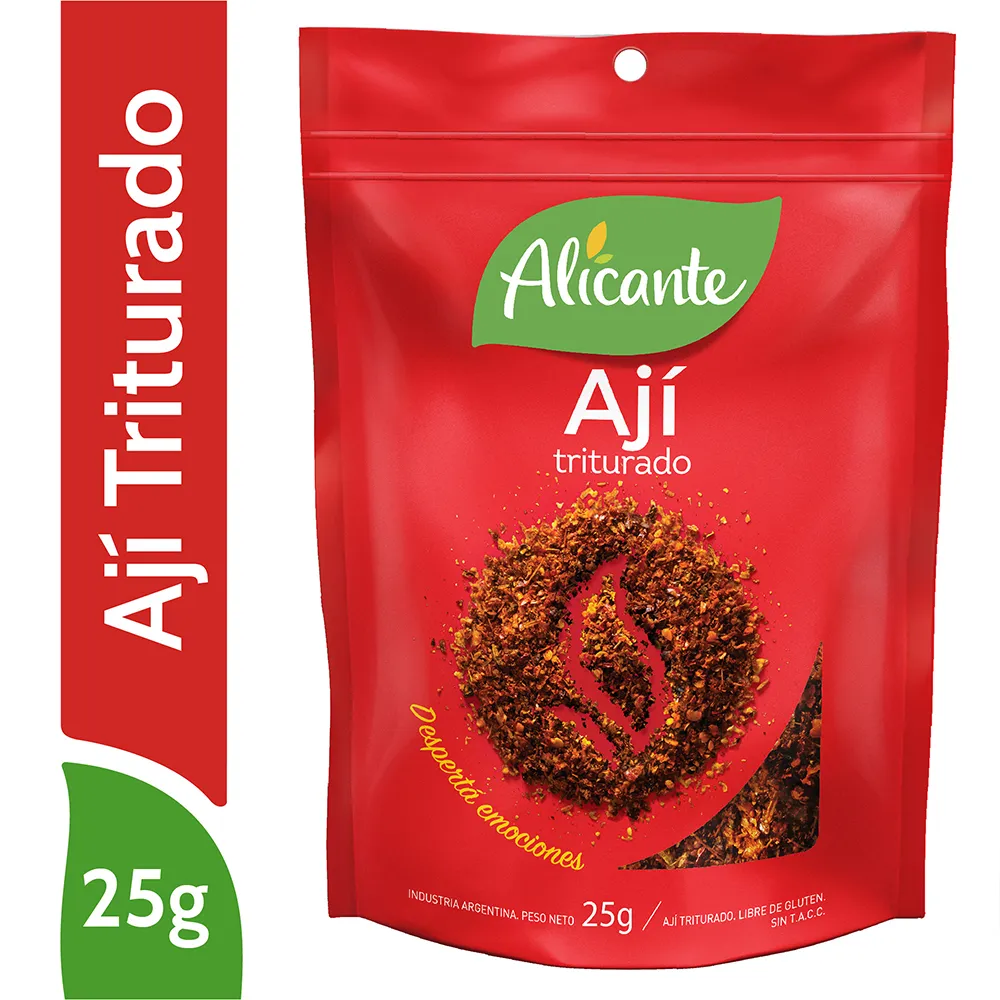 Ají Triturado Alicante sin Tacc x25g