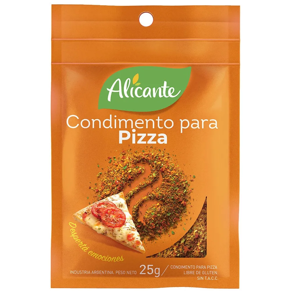Condimento Para Pizza Alicante sin Tacc x25g