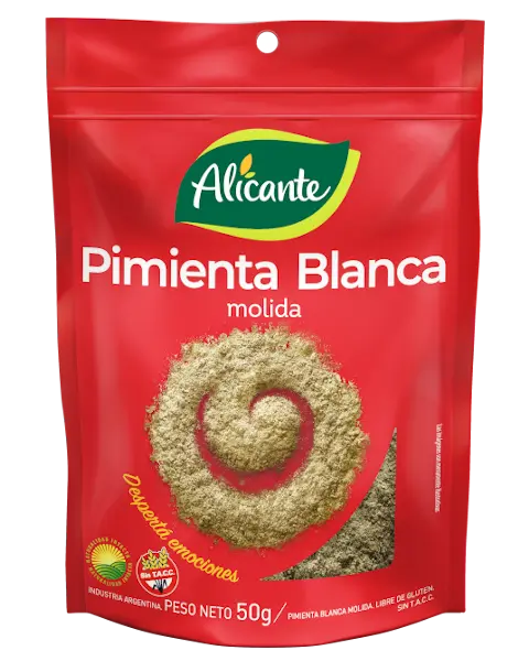 [100329] Pimienta Blanca Molida Alicante sin Tacc x50g