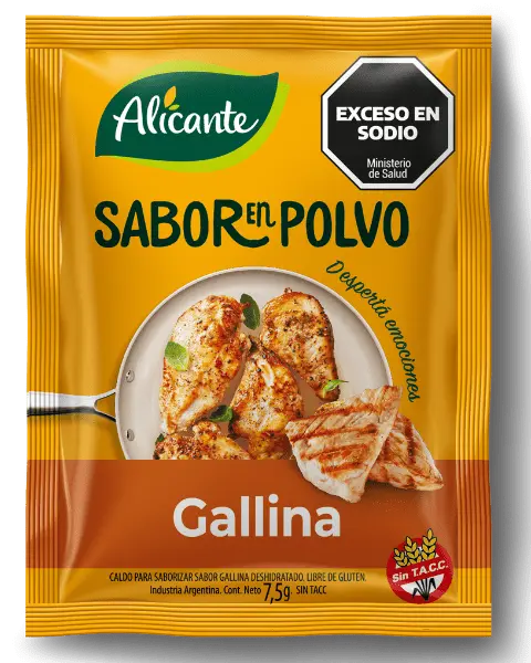 [100342] Sabor en Polvo Alicante Gallina sin Tacc x7,5g