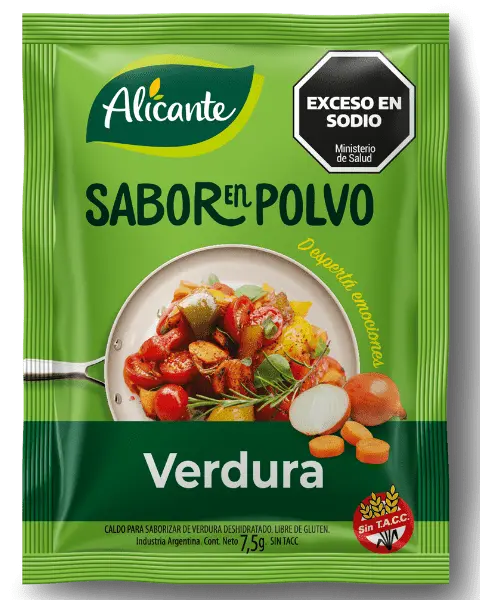 [100343] Sabor en Polvo Alicante Verdura sin Tacc x7,5g