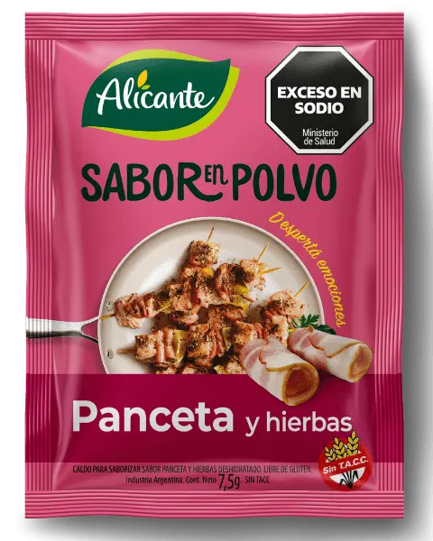 [100345] Sabor en Polvo Alicante Panceta sin Tacc 12x7,5g