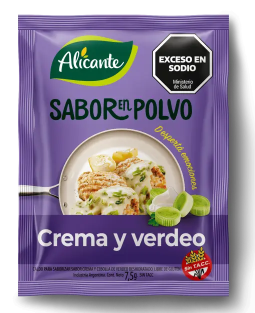 [100348] Sabor en Polvo Alicante Crema y Verdeo sin Tacc x7,5g