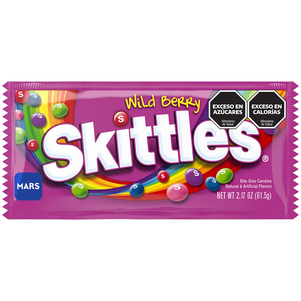 Confite Skittles Wildberry x61,52g (x36)