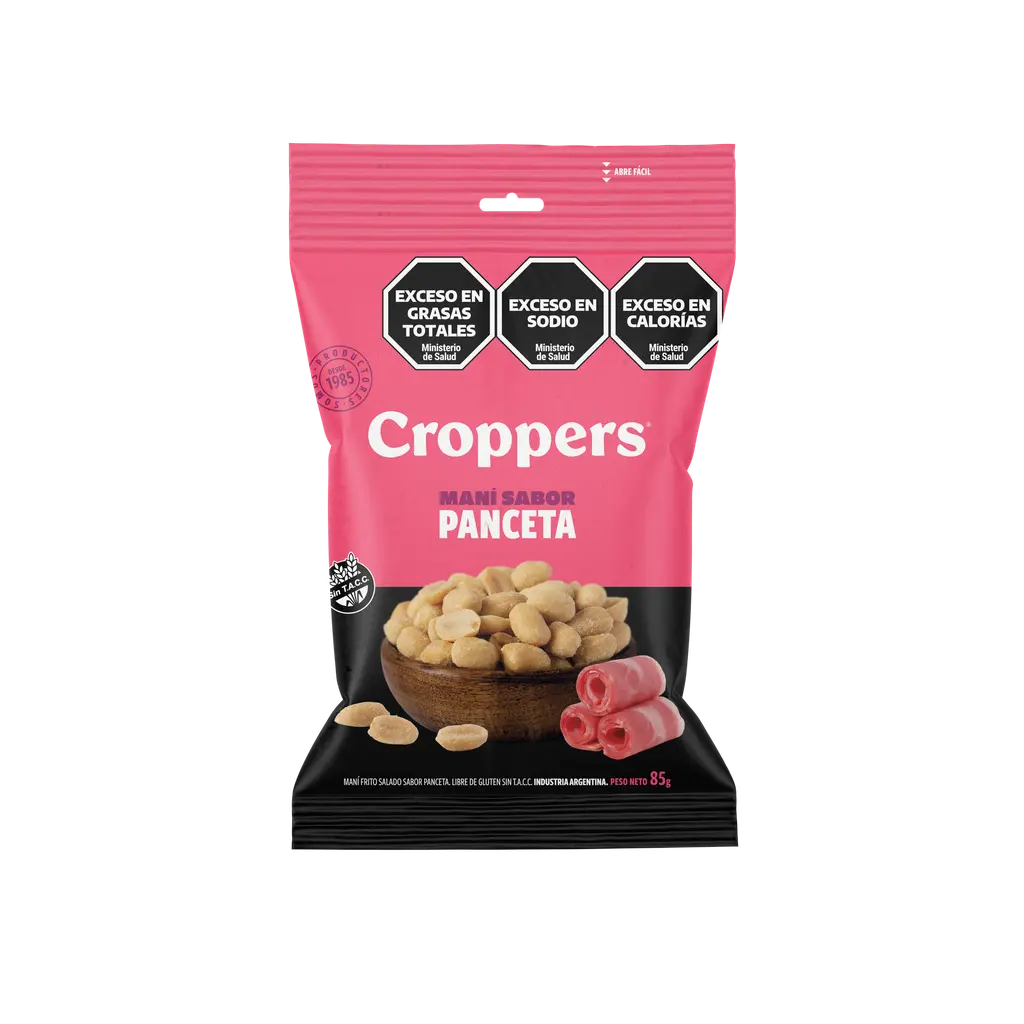 [100376] Maní Sabor Panceta Croppers x85g