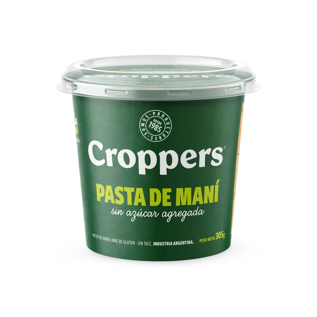 Pasta De Maní Croppers x305g