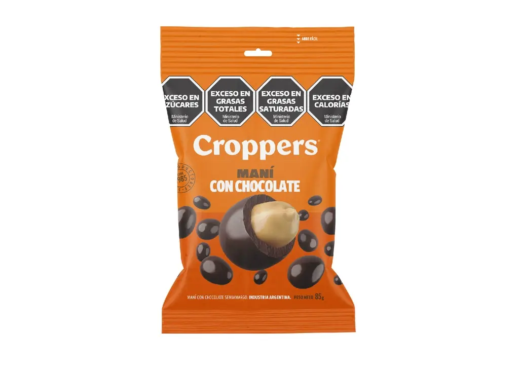 Maní Choco Croppers x85g (x40)