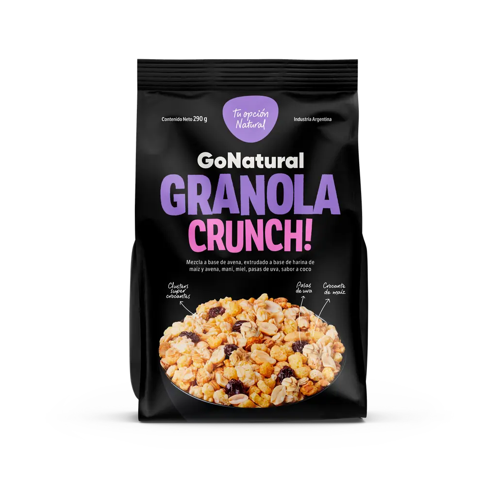 [100385] Granola Crunch Go Natural x290g