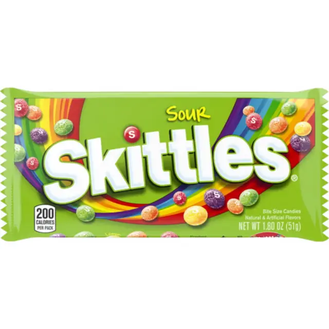 [100393] Goma Skittles Ácido x61g