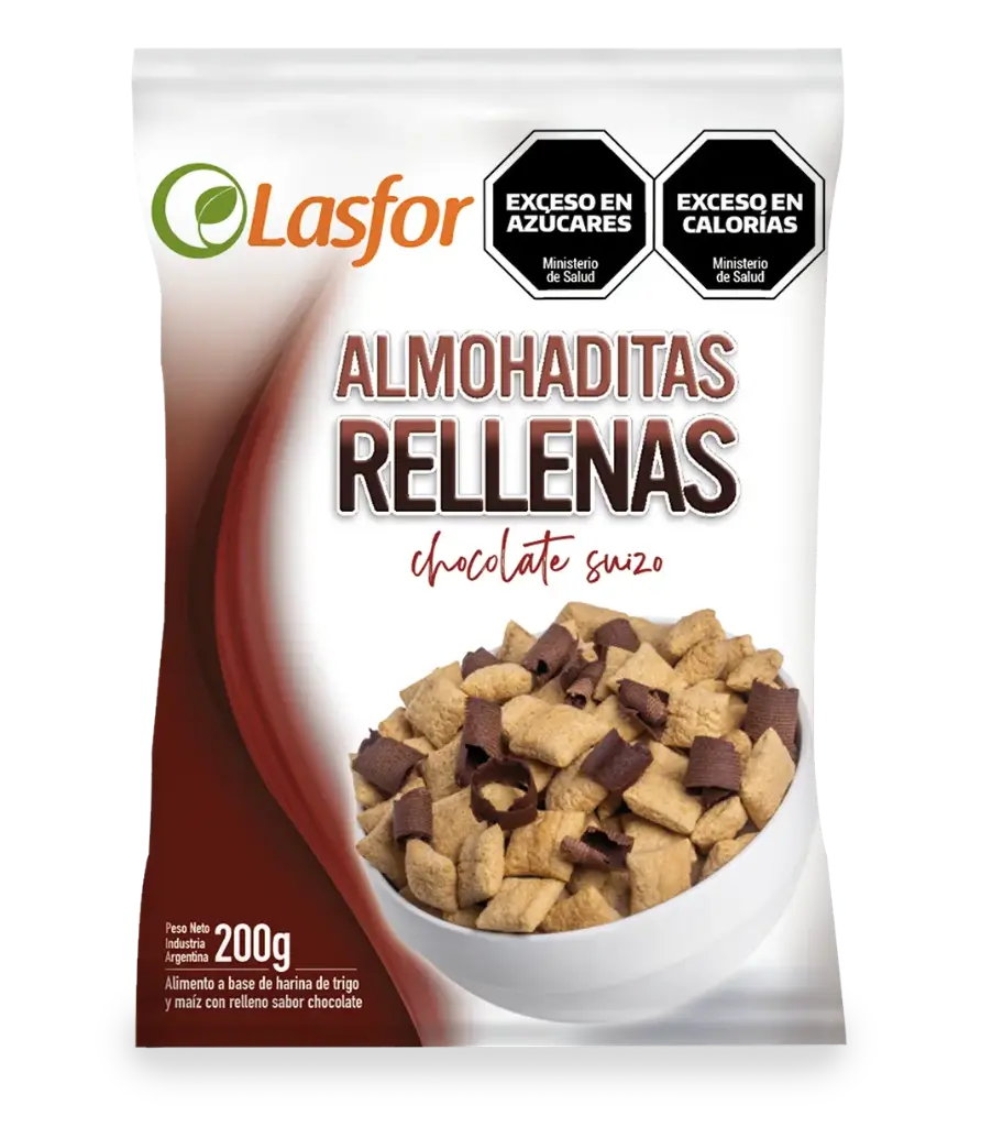 Almohaditas Lasfor Rellenas de Chocolate x200g