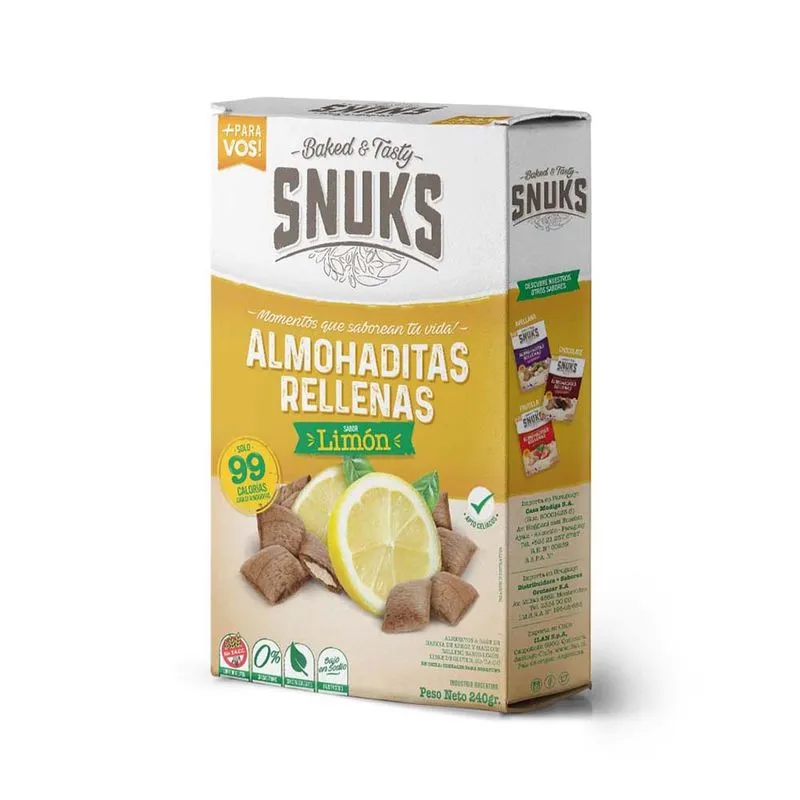 Almohaditas Snuks Rellenas de Limón x240g