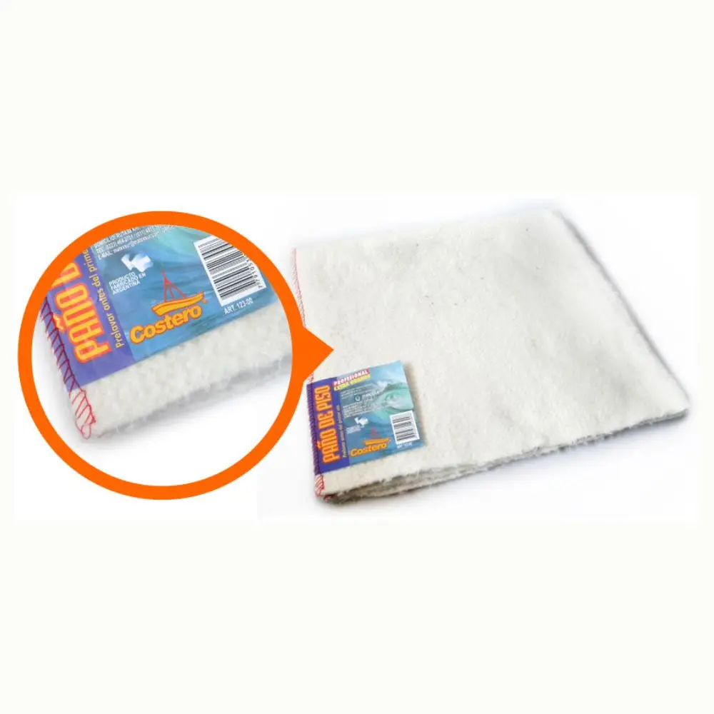 [100453] Paño De Piso Blanco Profesional Costero 60x70cm
