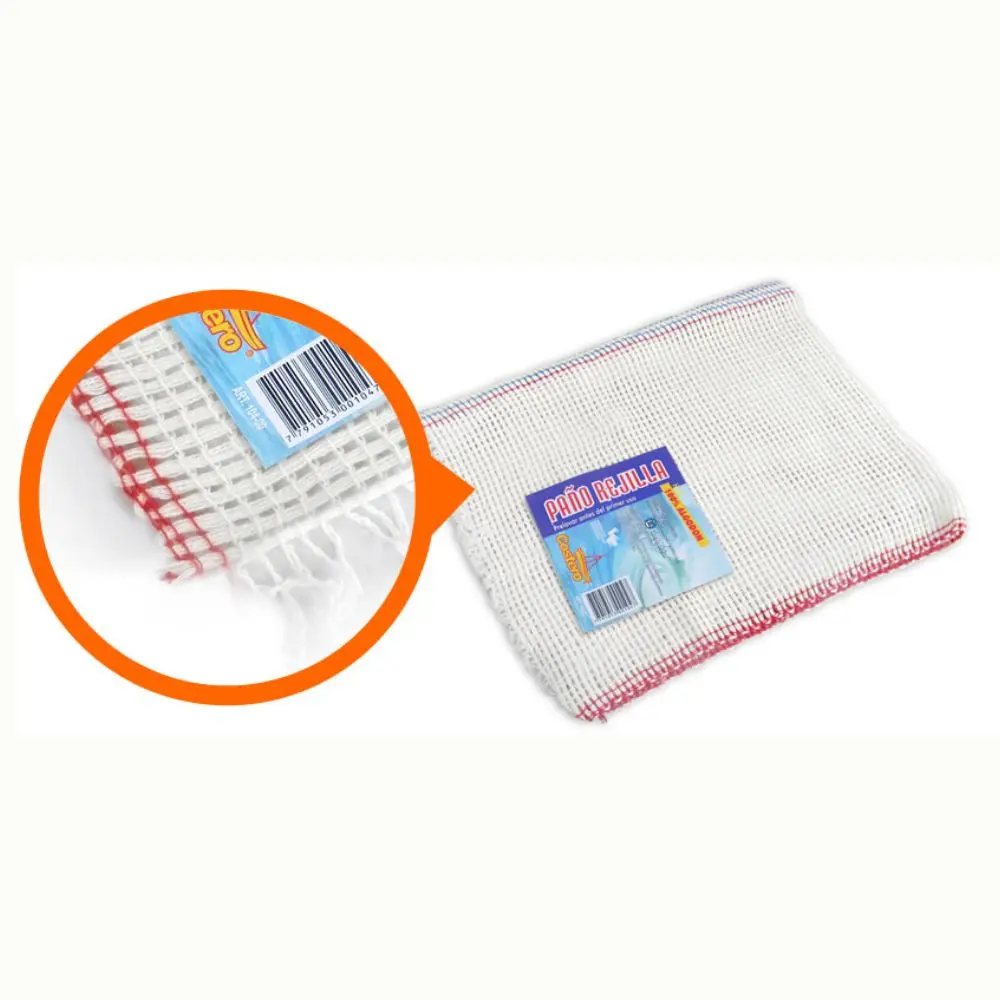 [100455] Paño Rejilla Blanco Hilo Costero 40x50cm