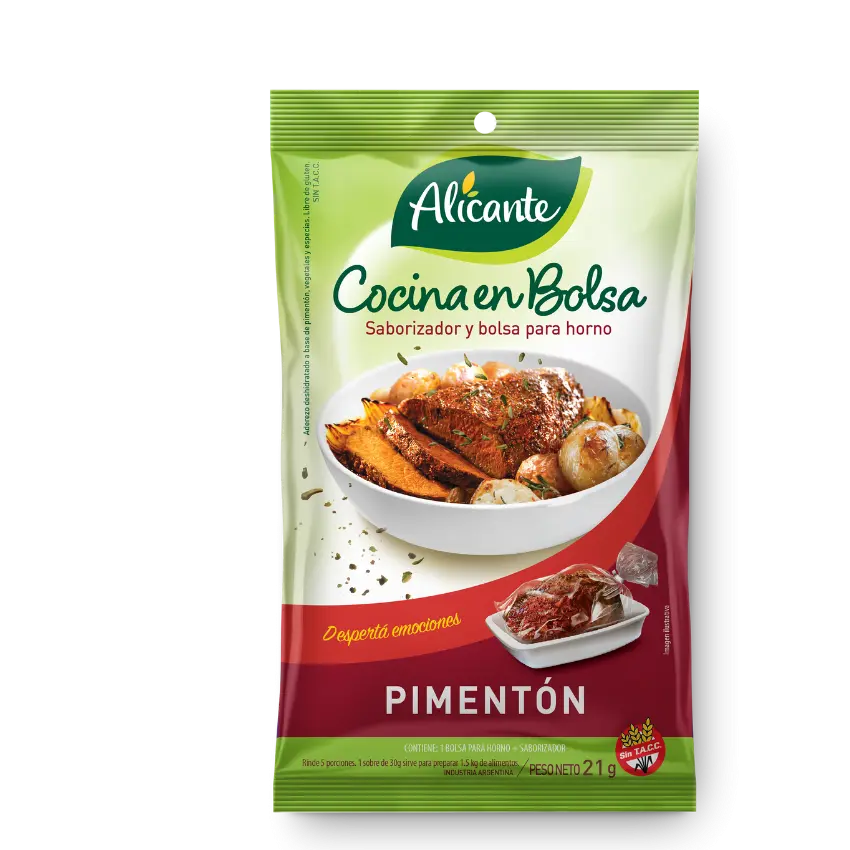 [100471] Cocina en Bolsa Alicante Pimentón x21g