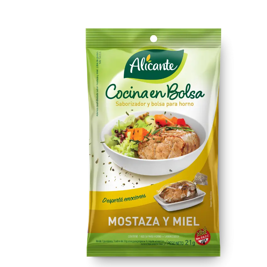 Cocina en Bolsa Alicante Mostaza y Miel x30g