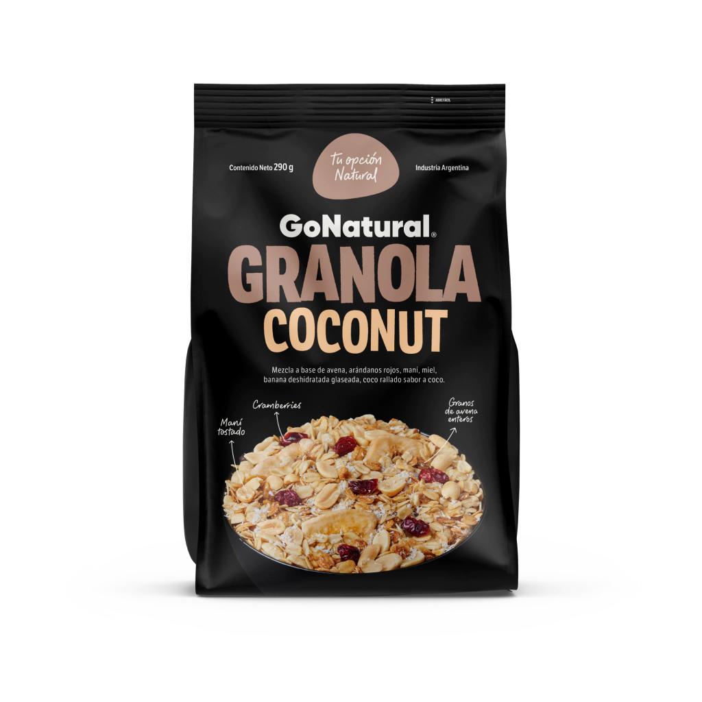 [100479] Granola Coconut Go Natural x290g