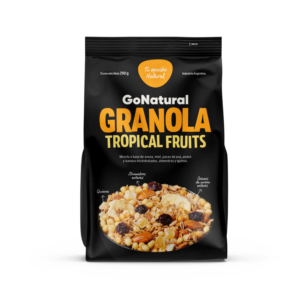 [100480] Granola Tropical Fruits Quinoa Go Natural x290g