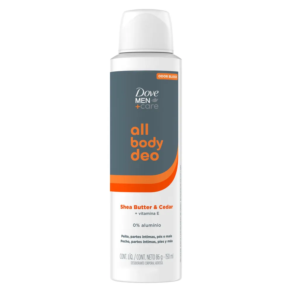 [100491] Dove Desodorante Men All Body Shea Butter y Cedar x86g